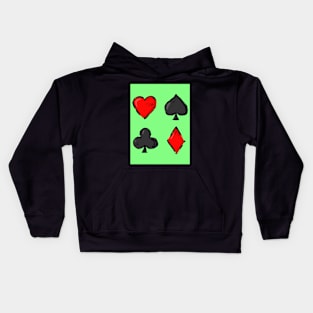 Lucky Playing Card Kids Hoodie